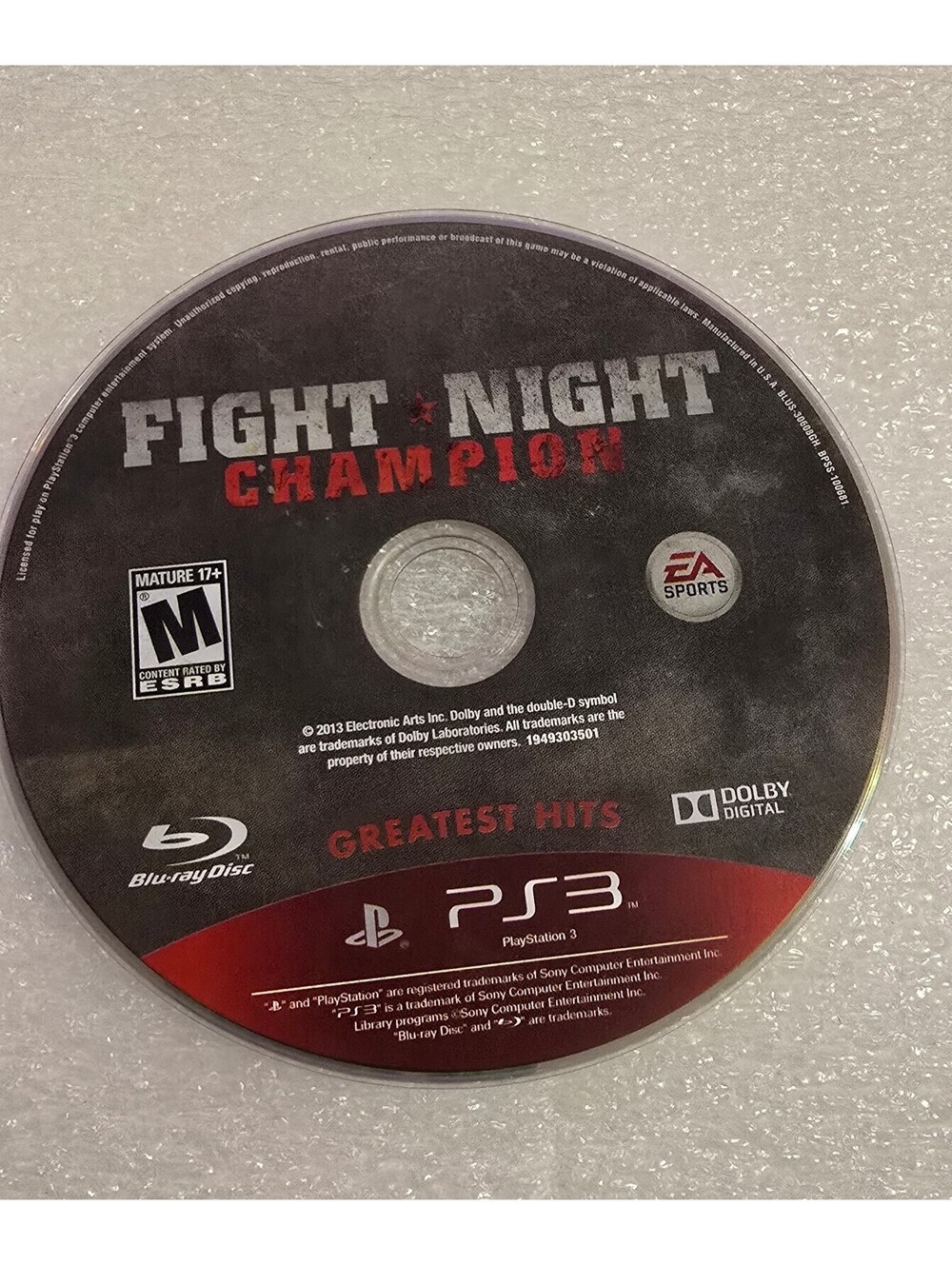 PS3 Fight Night Champion PlayStation 3 M-Mature 17+
